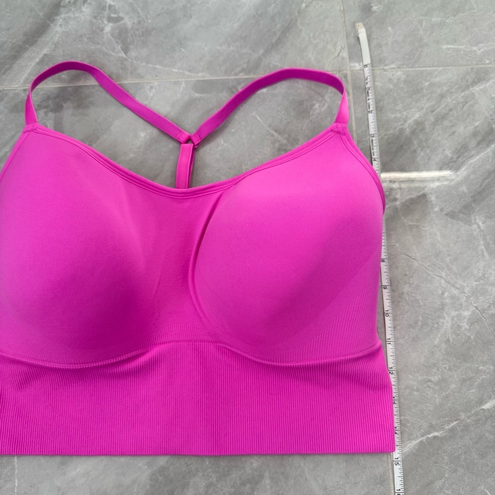 Women’s PINK Active Seamless Lightly Lined Sports Bra Adjustable Plus Size XXL - Picture 16 of 16